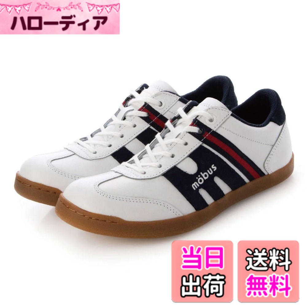 【送料無料】[モーブス] スニーカー FINSTER メンズ 色：S.WHT/NAVY、サイズ：26.5 cm