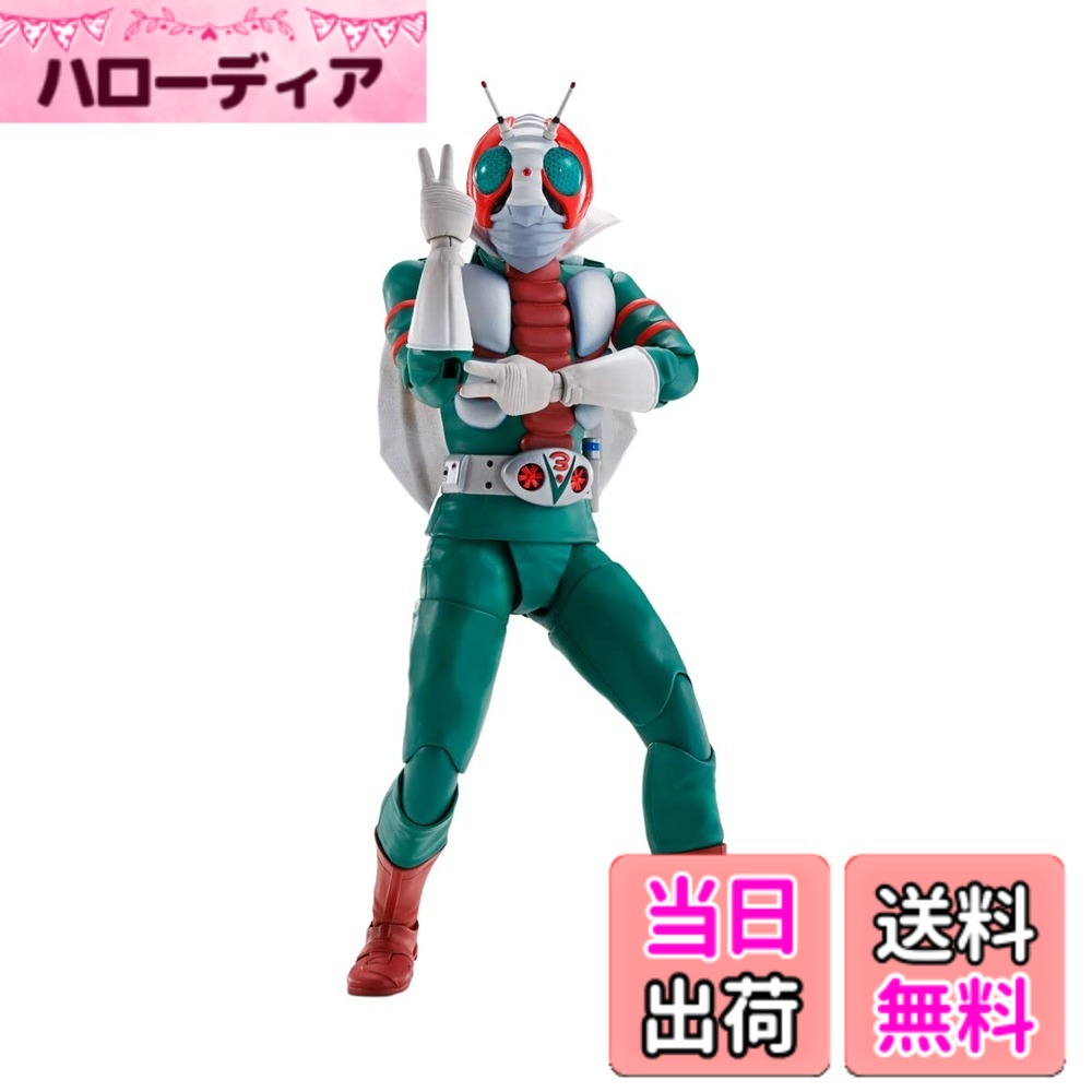 【送料無料】BANDAI SPIRITS(バンダイ スピリッツ) S.H.フィギュアーツ (真骨彫製法) 仮面ライダーV3 約145mm ABS&PVC&布製 塗装済み可動フィギュア 色：レッド 16,182円