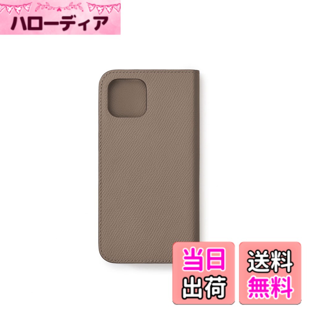 【貨物輸送無料】【ボナベンチュラ】 当用日記容れもの (iPhone 14 Plus, エトープ) ノービレレザー(ノブレッサレザー)スマホケース ヨーロッパ最御前上等なめし革 本革 MagSafe相応う 差し上げ物 差し上げ物 iPhone 14 Plus容れもの BODN14PL-ET 色：エトープ、大きさ：iPhone 14 Plus