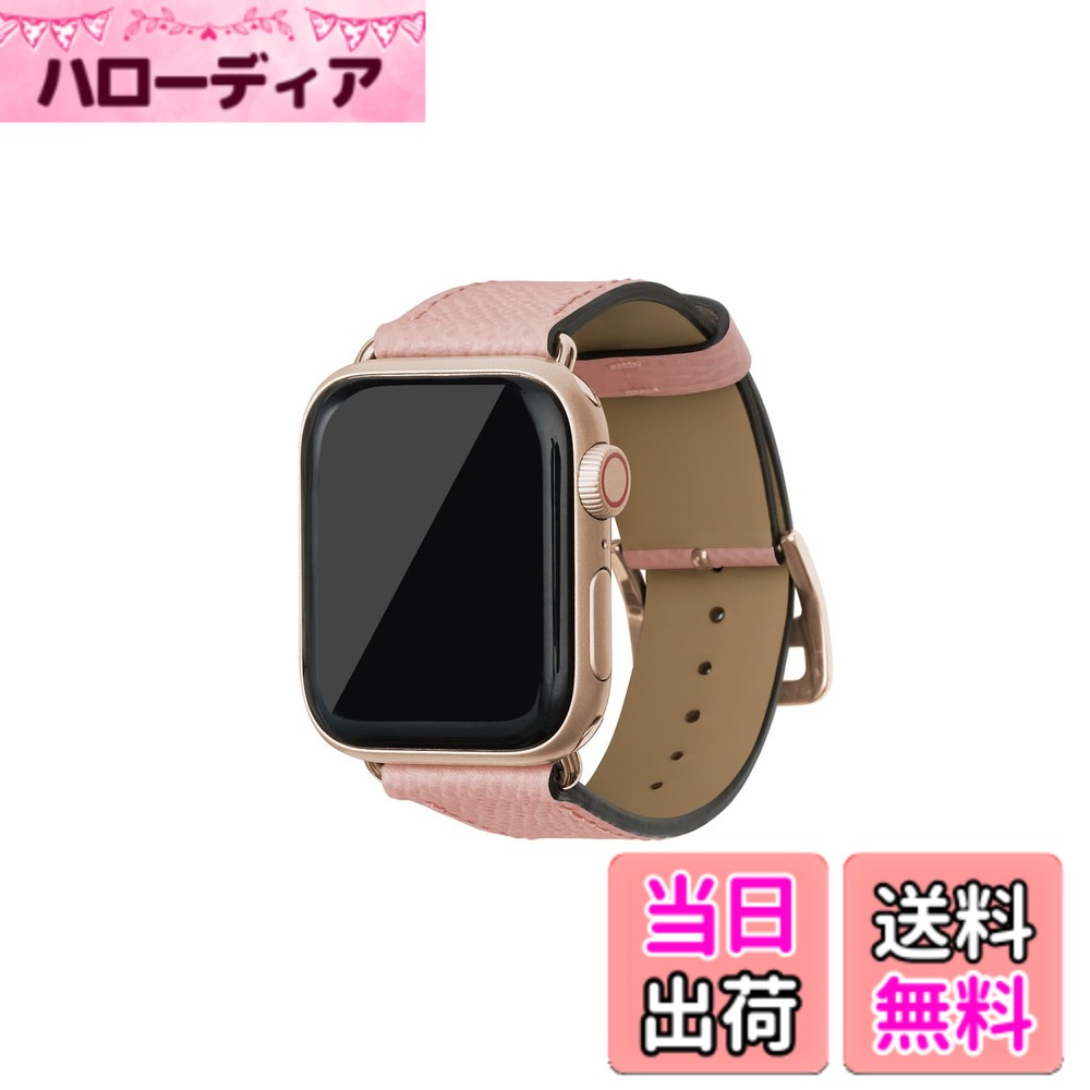 【貨物輸送無料】[BONAVENTURA] ボナベンチュラ Apple Watch用 なめし革ダンス楽隊 本革 ノブレッサレザー Apple Watch Series相応う 1-10 SE(第1・2時人) 相応う 色：なめし革:甲殻 / アダプタ：ゴールド、大きさ：38粍/40粍/41粍/42粍, S/M大きさ