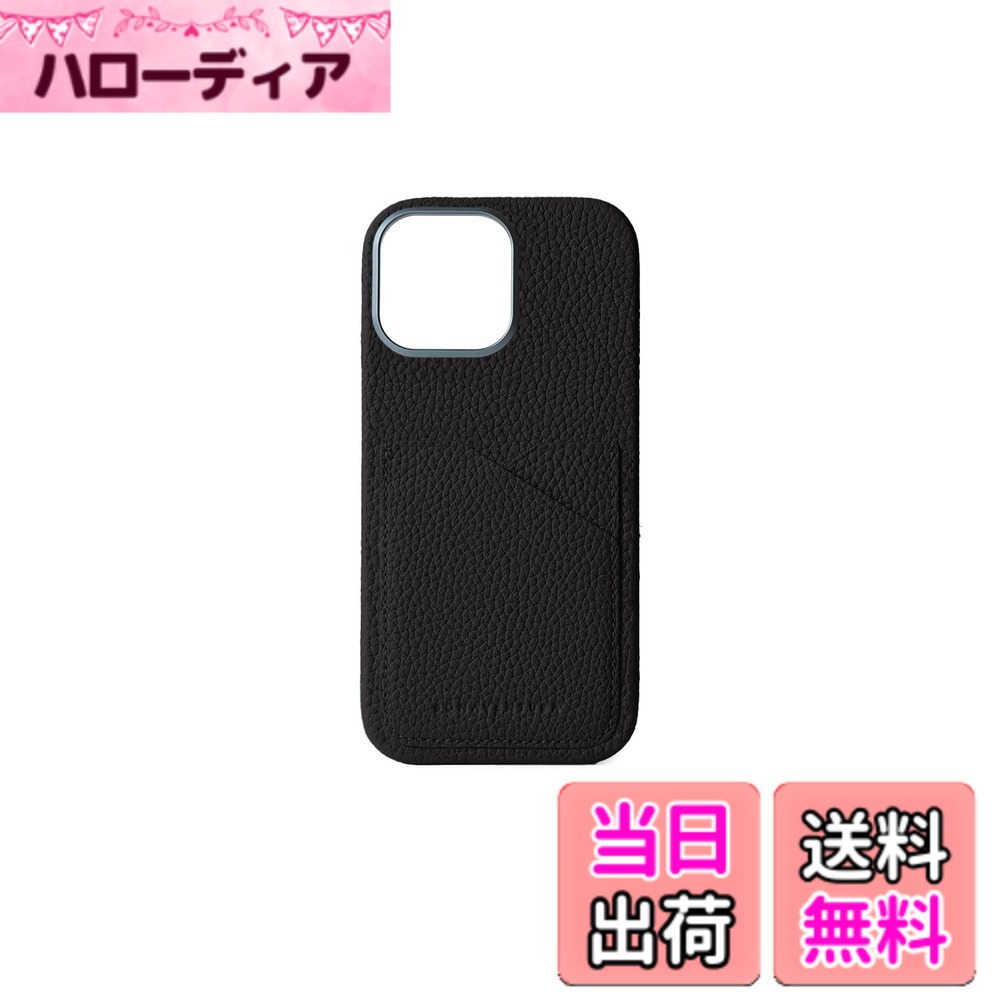 【送料無料】【BONAVENTURA】バックカバーケース シュリンクレザー iPhone16ProMax BPCT16PM 色：ブラック、サイズ：iPhone 16 Pro Max｜ハローディア店 15,466円