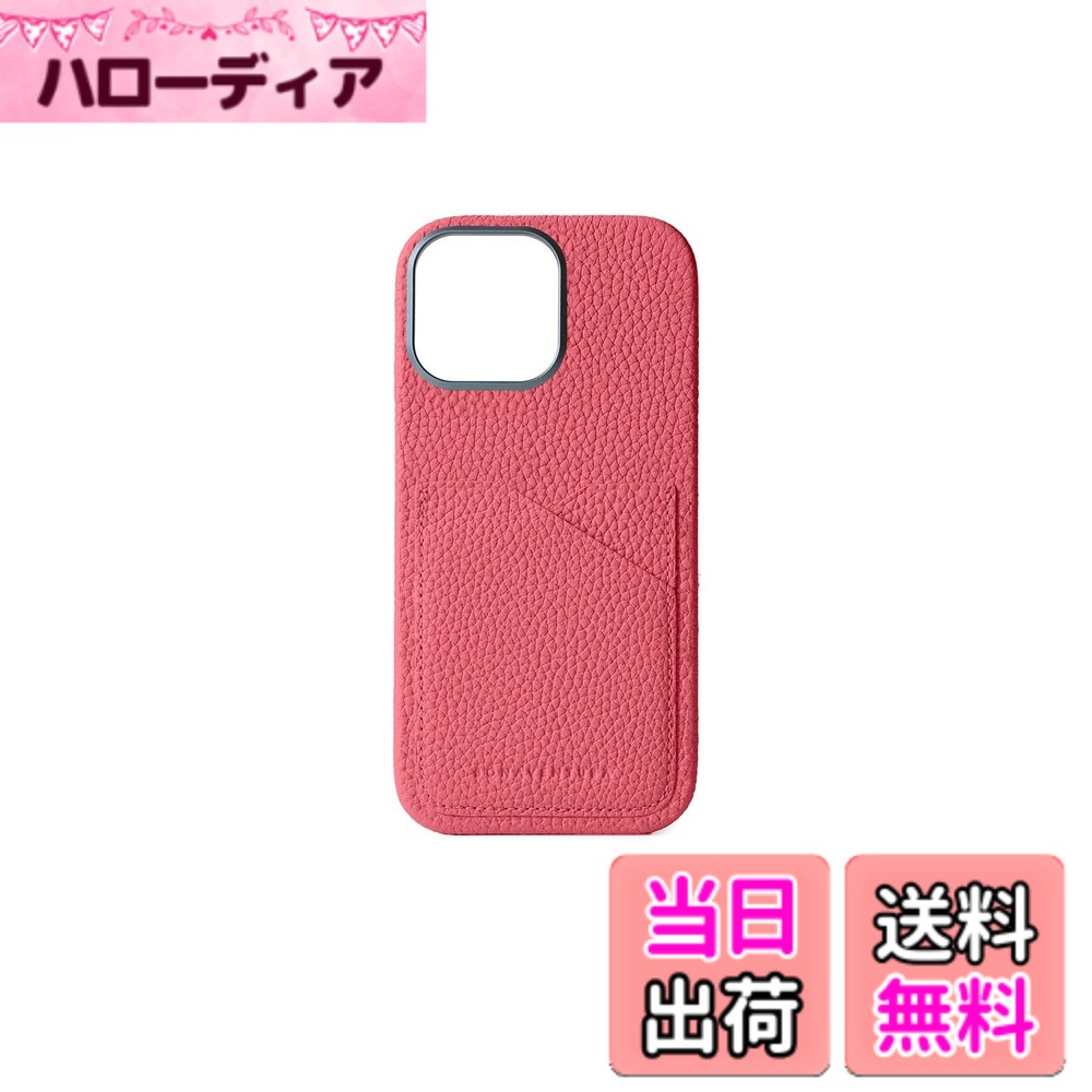 【貨物輸送無料】【BONAVENTURA】バックカバーケース シュリンクレザー iPhone16ProMax BPCT16PM 色：アザレ、大いさ：iPhone 16 Pro Max