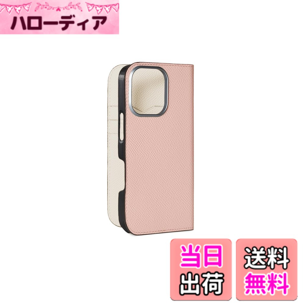 【貨物輸送無料】【BONAVENTURA】当用日記容れもの ノブレッサレザー iPhone16Pro BODN16P 色：甲殻 x 白いこと、大きさ：iPhone 16 Pro