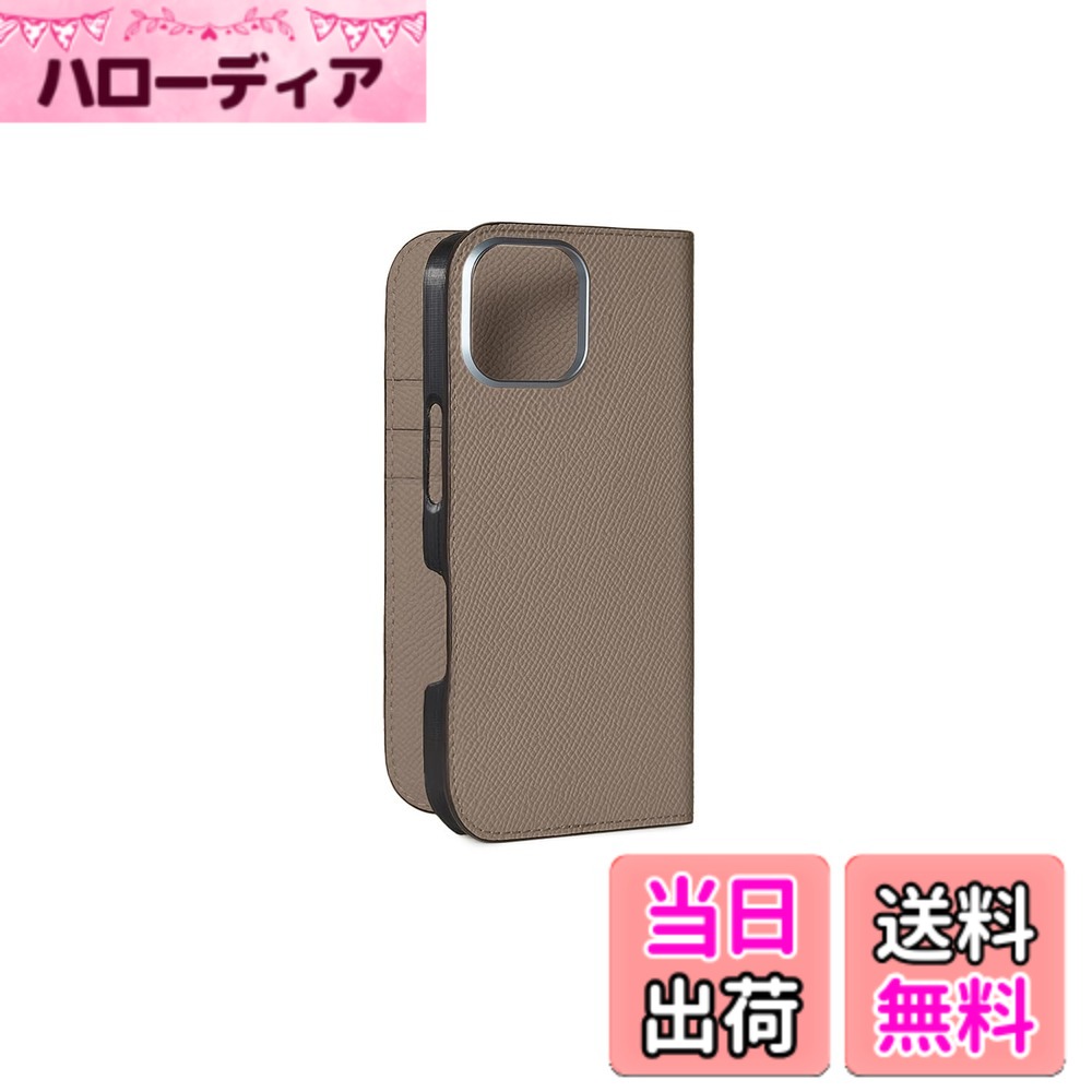 【貨物輸送無料】【BONAVENTURA】当用日記容れもの ノブレッサレザー iPhone16 BODN16 色：エトープ、大きさ：iPhone 16