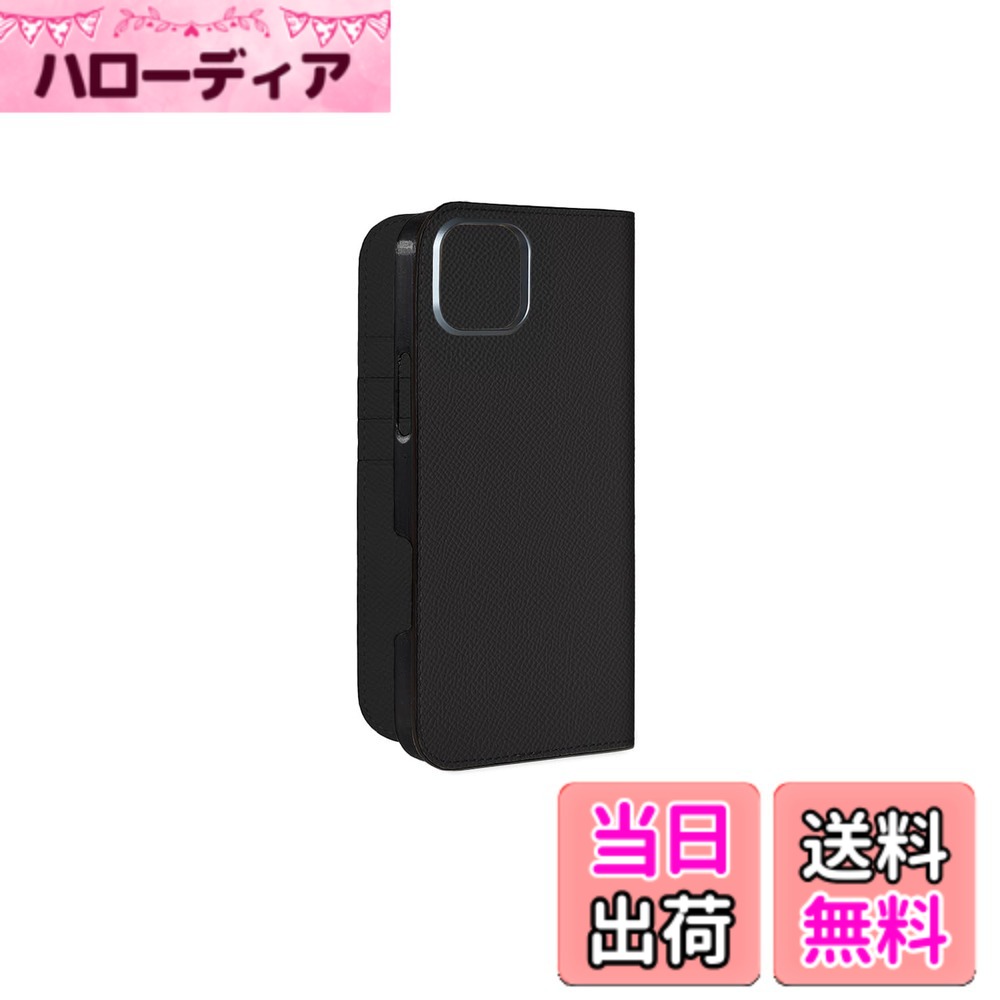 【送料無料】【BONAVENTURA】ダイアリーケース ノブレッサレザー iPhone16Plus BODN16PL 色：ブラック、サイズ：iPhone 16 Plus｜ハローディア店