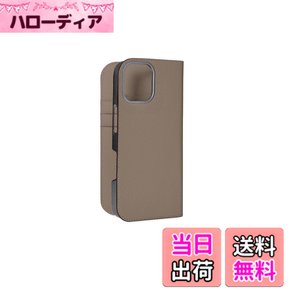 【送料無料】【ボナベンチュラ】ダイアリーケース ノブレッサレザー for iPhone 17 BODN17 色：エトープ、サイズ：iPhone 17