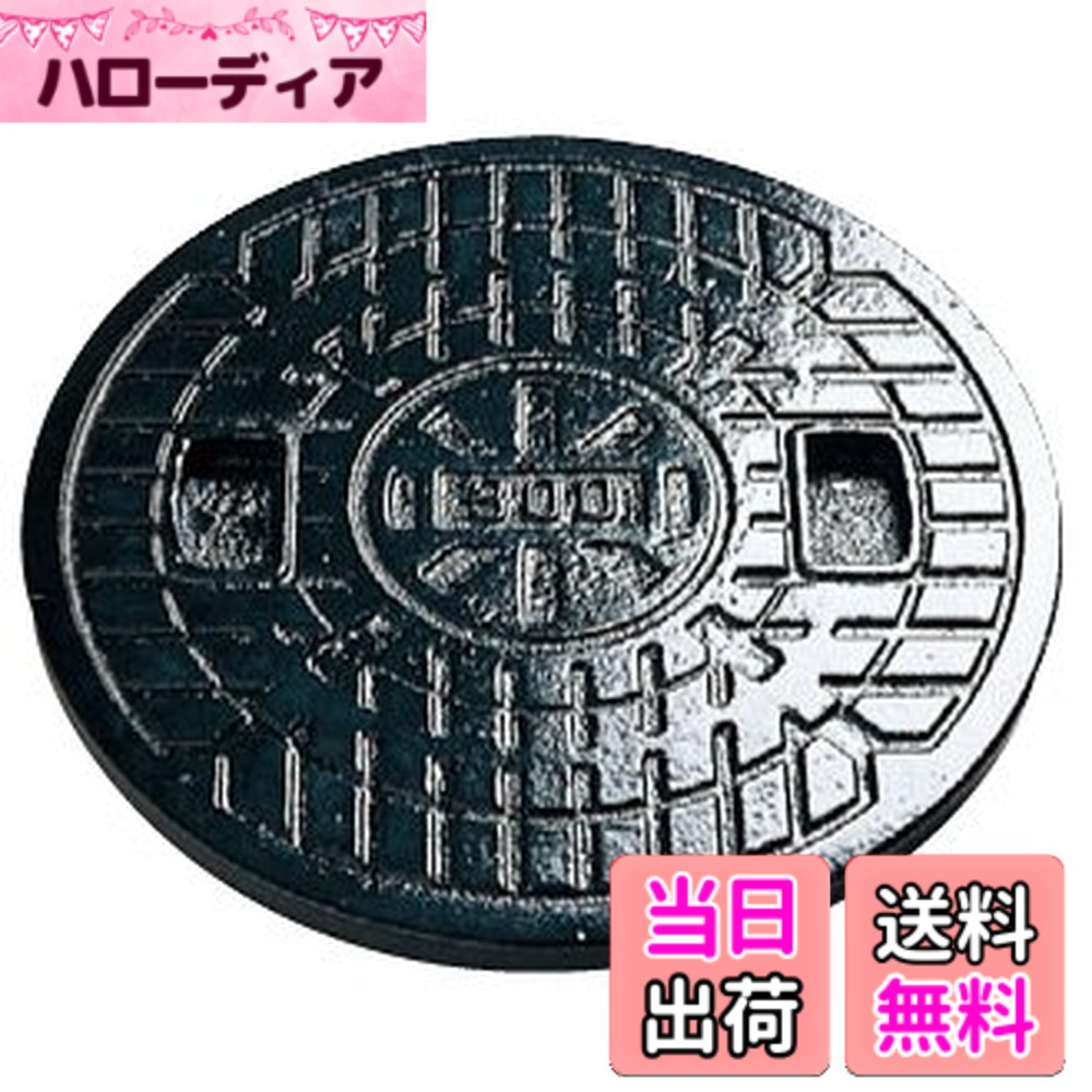 【貨物輸送無料】マンホール 鋳鉄製降雨蓋 耐圧2ｔ 300型(差しわたし328粍) F300(穴なし） アロン化成