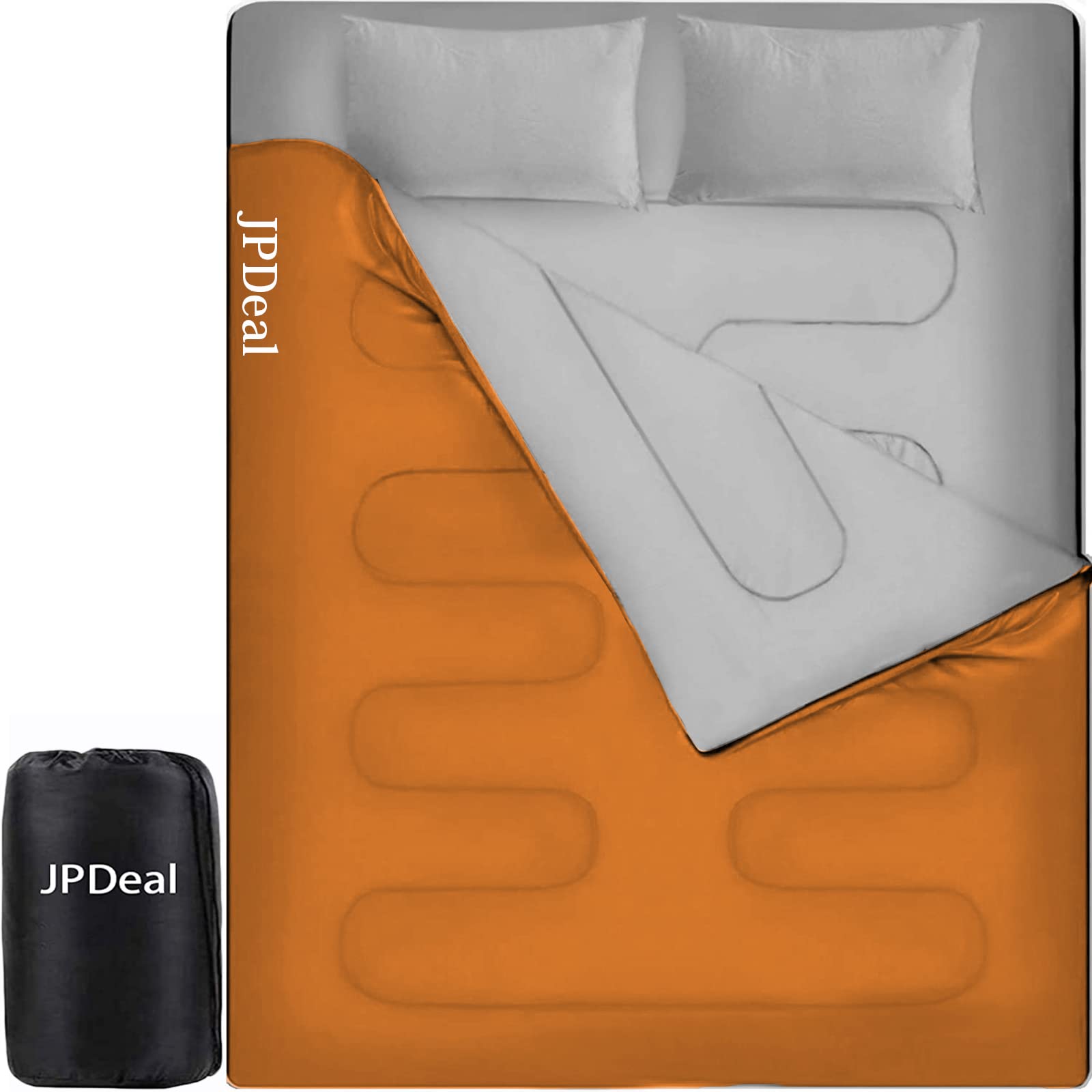 楽天市場】【送料無料】JPDeal 寝袋 封筒型 シュラフ 2人用 保温 軽量