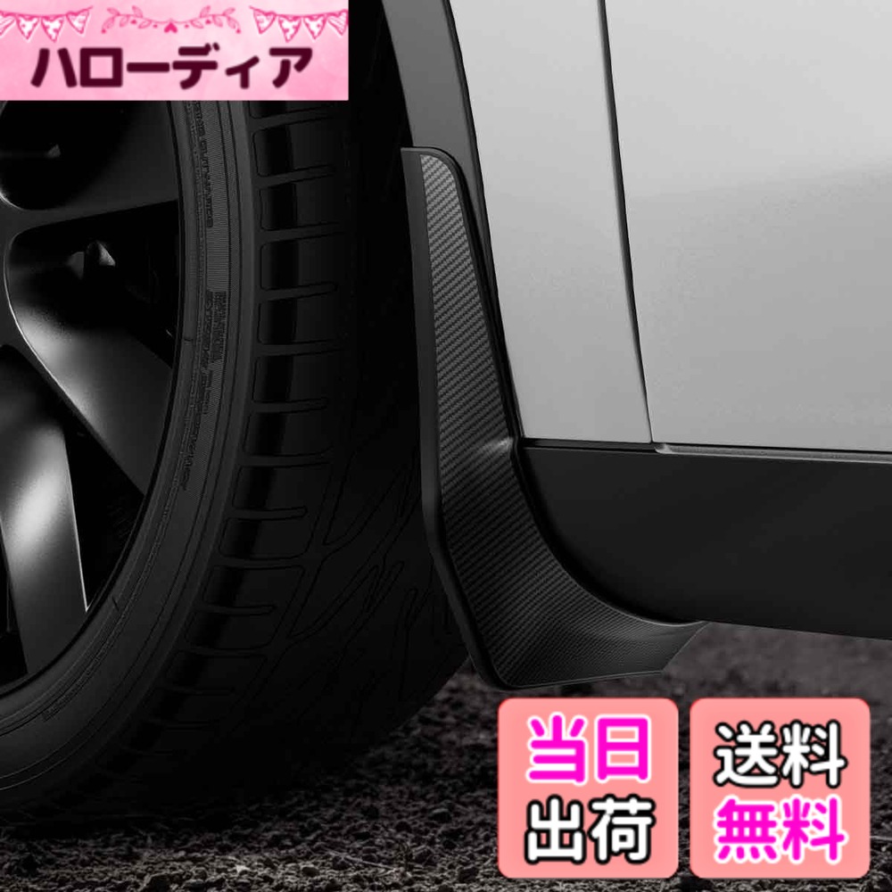 【送料無料】Spigen WeatherBloc 泥よけ カーボンエディション オールインワン テスラモデルY 2023年モデル用｜ハローディア店
