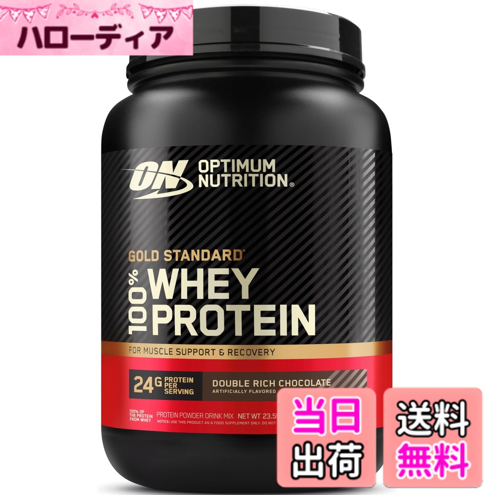 【貨物輸送無料】【国内置き目品】ON Gold Standard 100% ホエイプロテイン ダブルリッチチョコレート 主原料品WPI 669g(1.47重量ポンド) 「壜手合い」 オプティマムニュートリション(Optimum Nutrition) ダイエット・健康-プロテイン-サプリメント