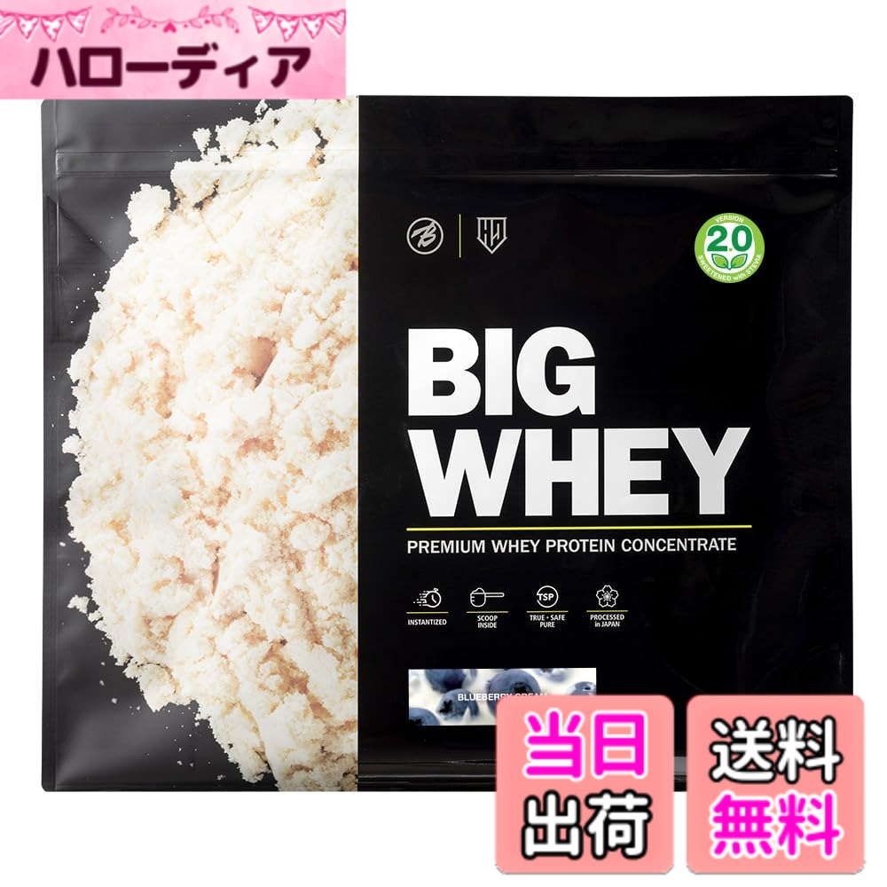 【貨物輸送無料】バルク運動競技 タンパク質 ビッグホエイ ホエイプロテイン 人工あま味料不当て嵌める 甘さ慎みぶかい 5kg ブルーベリー皮膚軟化剤味わい WPC