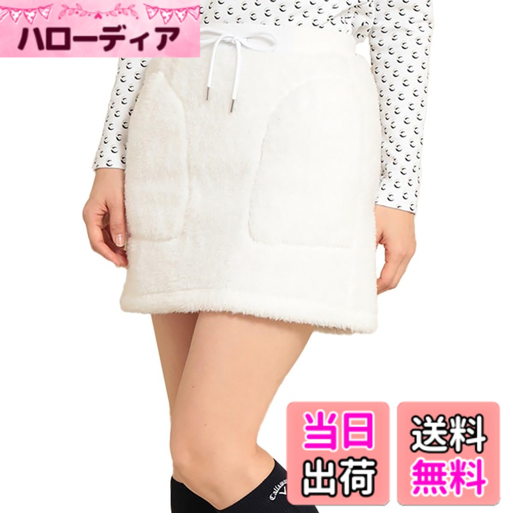 【貨物輸送無料】[キャロウェイ] レディース スコート (ボアフリース操作手順) / ゴルフ / C23228210 1030_白いこと LL