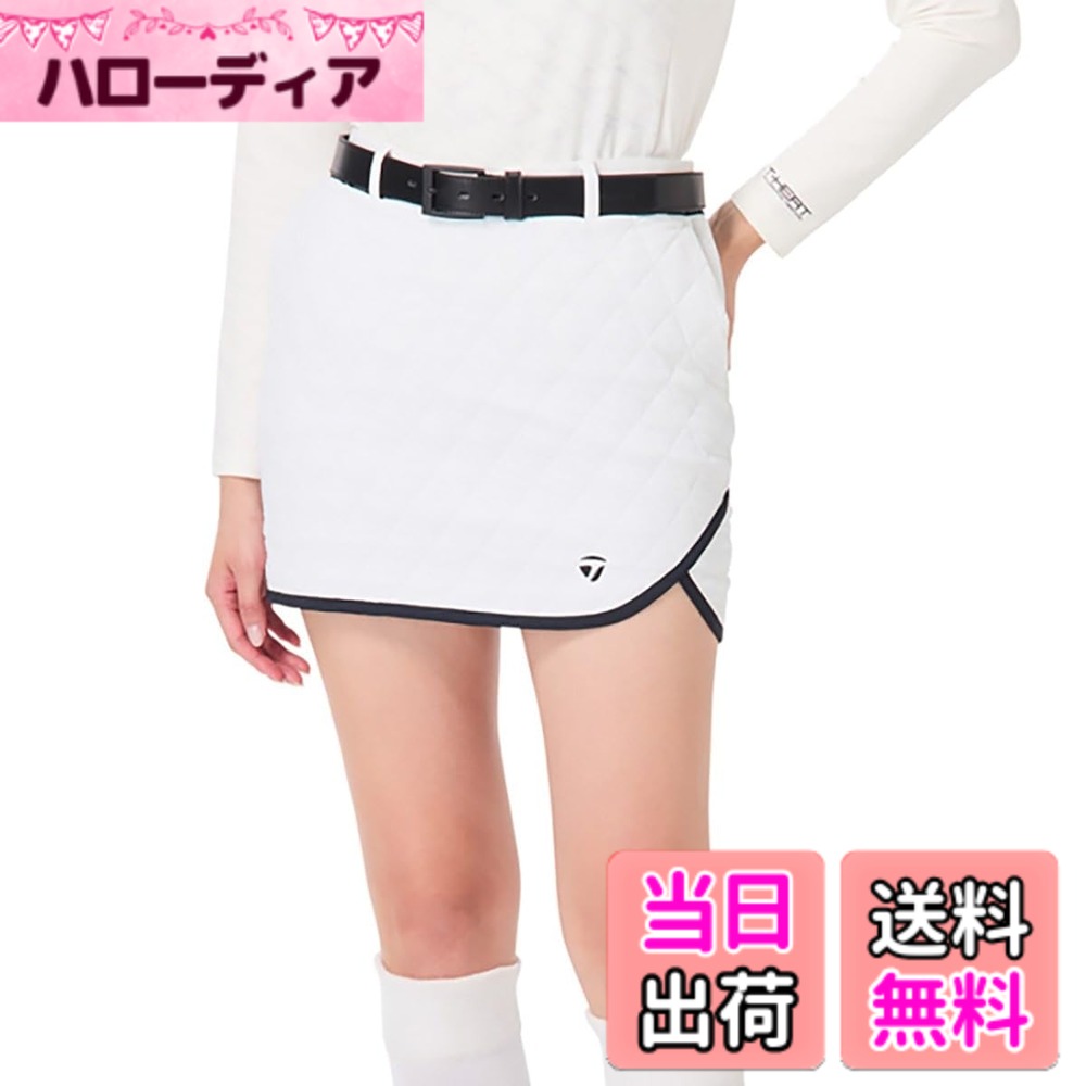 【貨物輸送無料】仕立て屋御手伝いさん(TAYLOR MADE) キルトインサレーテッドスコート 白いこと M レディース 24FW UN404
