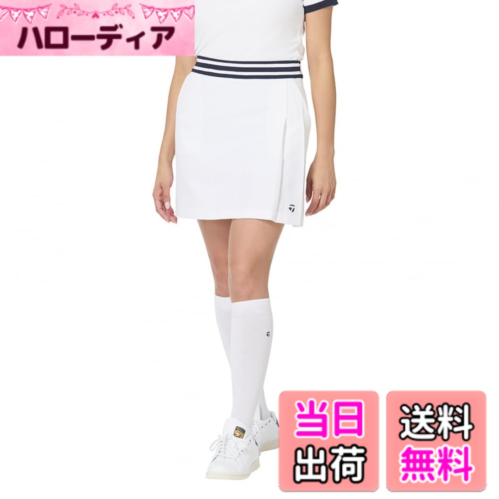 【貨物輸送無料】仕立て屋御手伝いさん(TAYLOR MADE) ハイウエストプリーツスコート 白いこと S レディース 24FW UN413