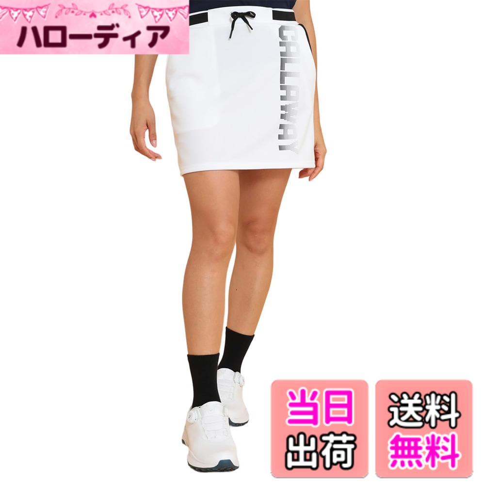 【貨物輸送無料】[キャロウェイ] レディース スコート (エニタイムスウェット) / ゴルフ / C24228205 1030_白いこと