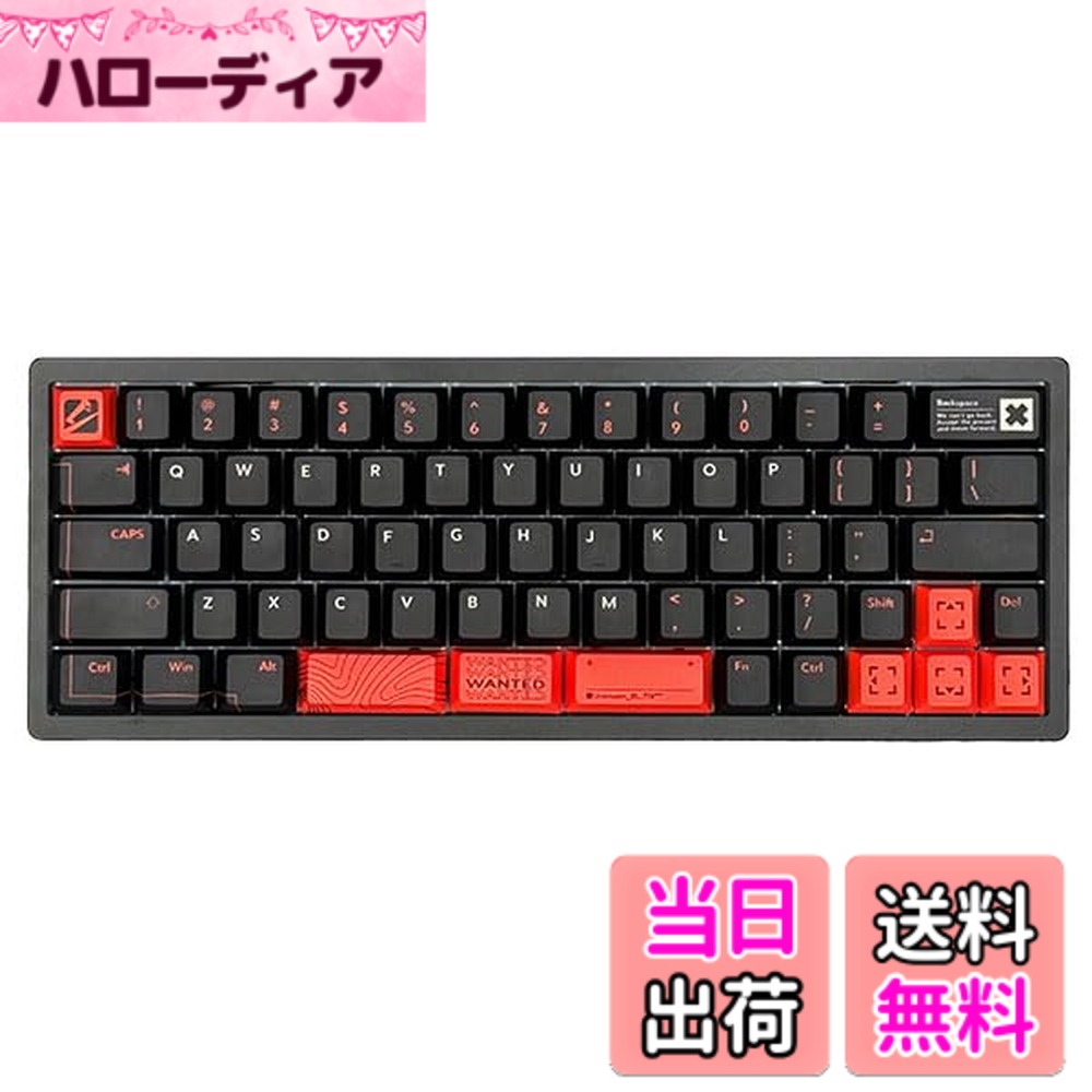 【送料無料】Rabbit HM66 Aegis 60% 英語配列 有線 ラピッドトリガー対応 アルミフレーム採用 磁気スイッチ ゲーミングキーボード SOCD搭載 8000Hz ポーリングレート LEDライト 3分割スペースキー|ハローディア店