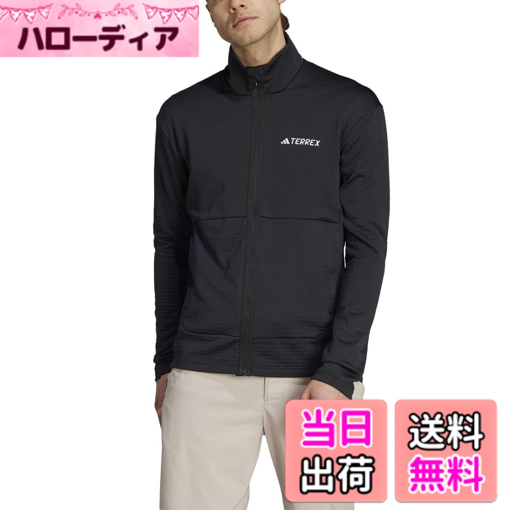 【送料無料】アディダス フリース テレックス マルチ ライト フルース ジャケット メンズ MKW63 ブラック (IB1818) XL｜ハローディア店