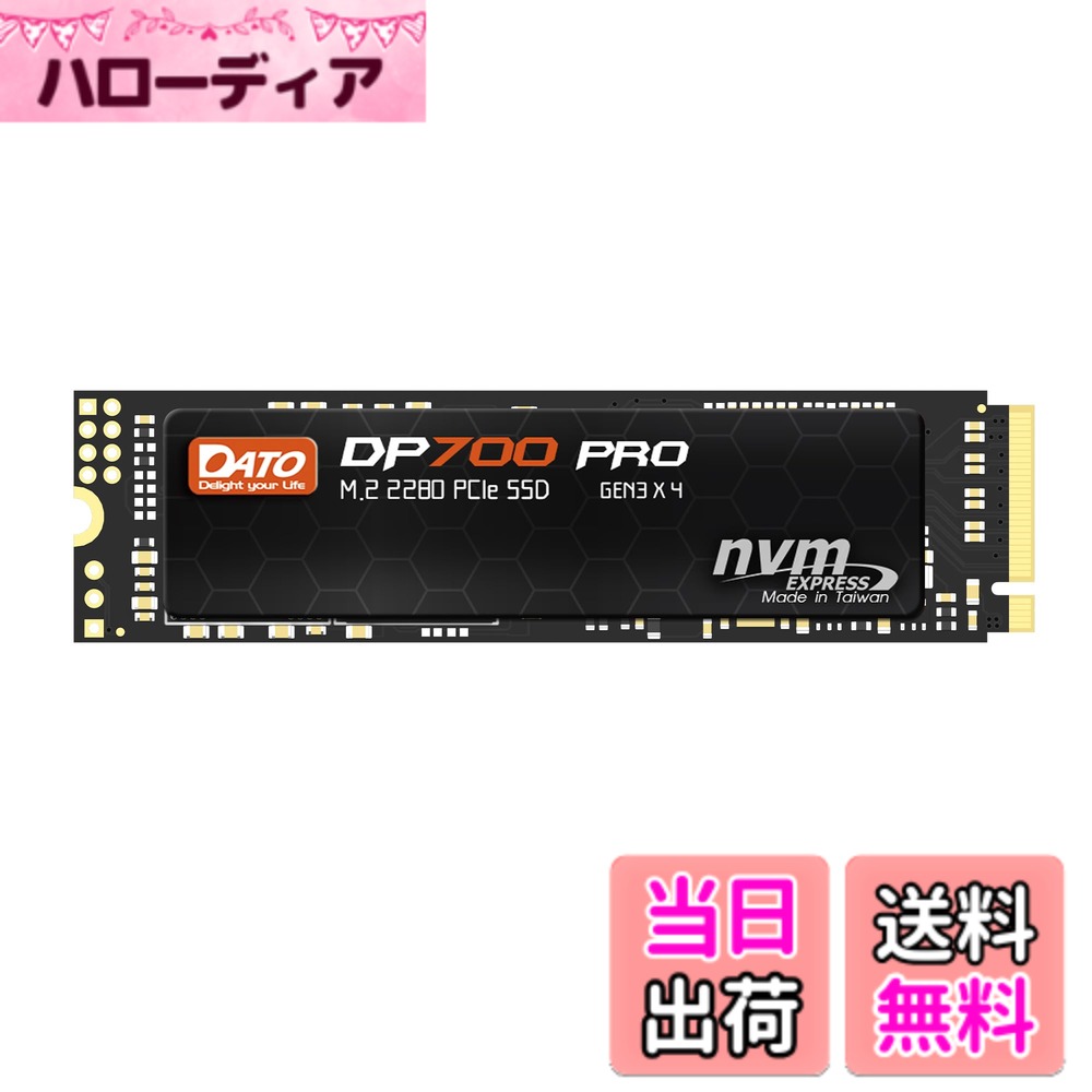【送料無料】DATO 1TB SSD M.2 2280 PCIe Gen3x4 NVMe 内蔵ソリッドステートドライブ 最大3300/3100MB/秒 DP700Proシリーズ|ハローディア店