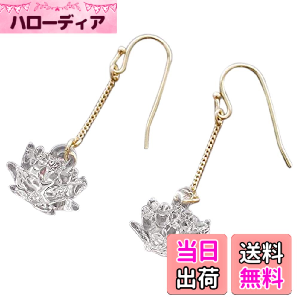 【送料無料】HARIO Lampwork Factory ハリオランプワークファクトリー ピアス シロツメクサ ゴールド HAP-C-004｜ハローディア店
