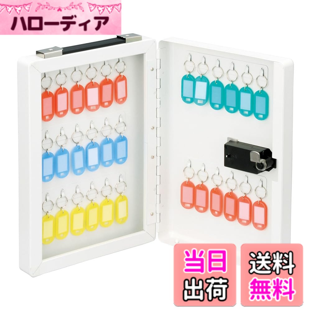 【送料無料】ナカバヤシ ダイヤル式キーボックス 30個収容 NKB-D03|ハローディア店