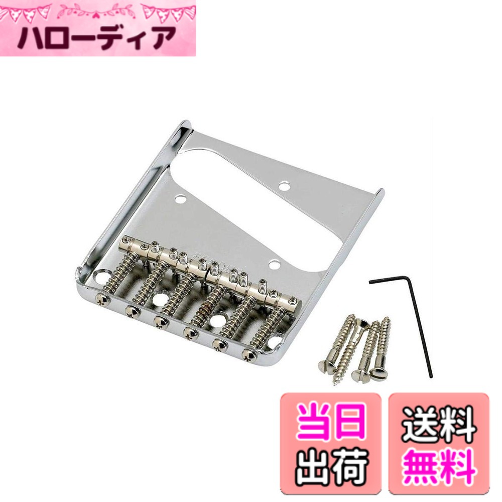 【送料無料】Fender パーツ 6-Saddle Vintage-Syle Telecaster Bridge Assembly|ハローディア店