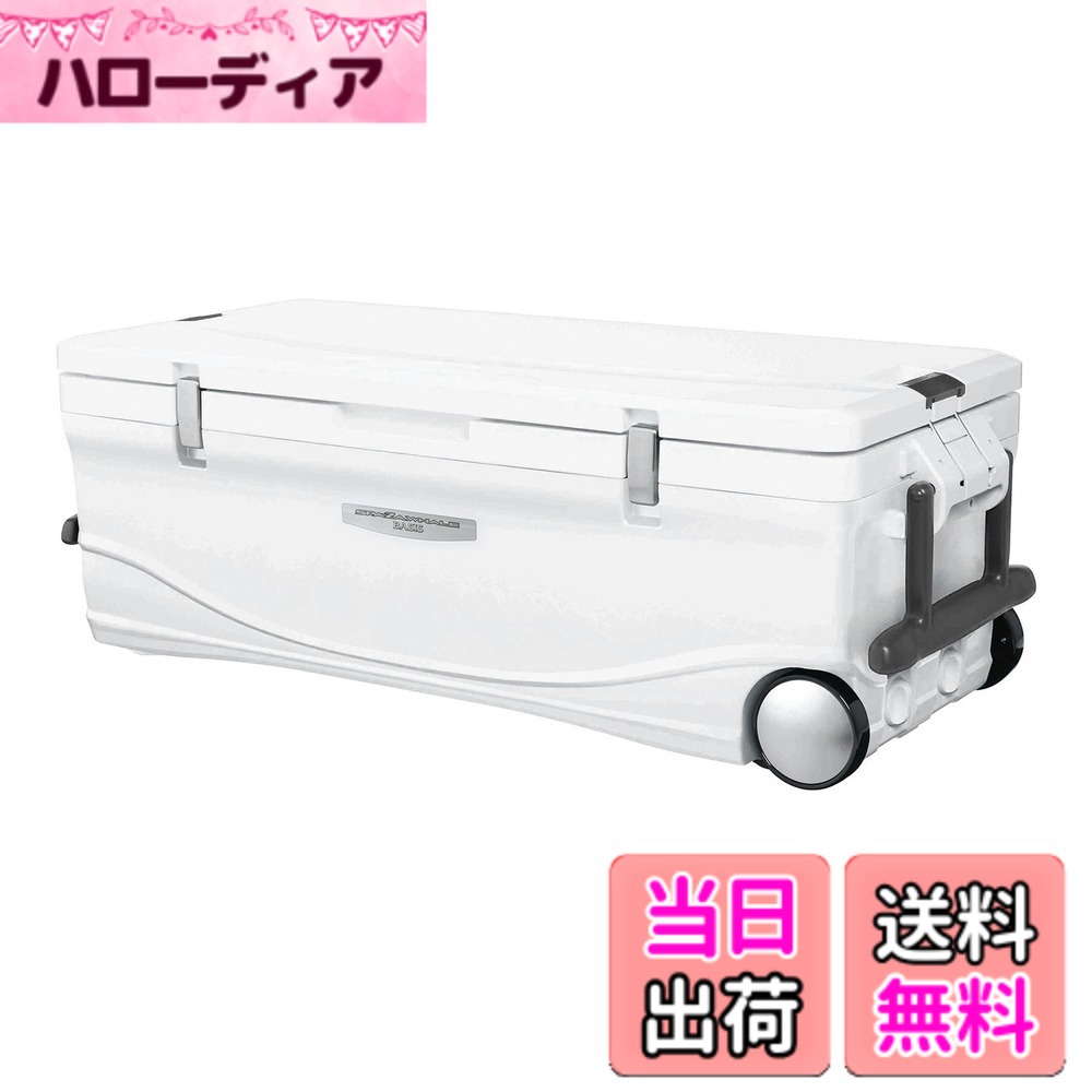 【送料無料】シマノ(SHIMANO) クーラーボックス 大型 60L スペーザ ホエール ベイシス キャスター付 600UC-060I 釣り用 ピュアホワイト｜ハローディア店