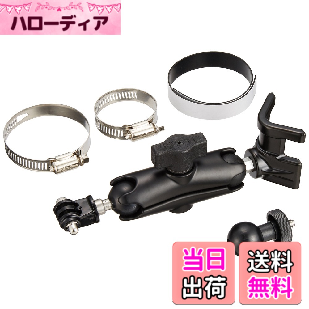 【送料無料】REC-MOUNTS GoPro HERO3 HERO2 HD-HERO GoPro3 (ゴープロ)用 バーマウント BBセット(17φ-64φ) Bar Mount ロールバーなどに最適