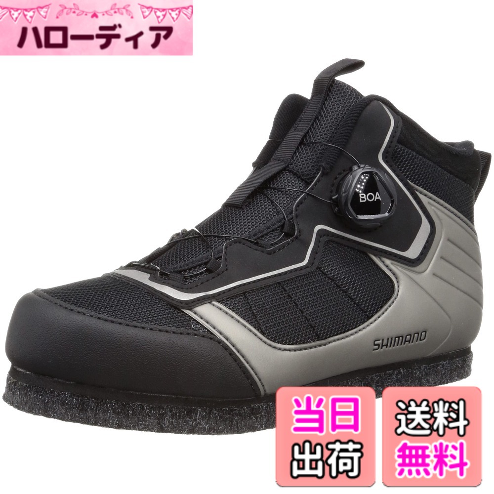 【送料無料】[シマノ] カットラバーピンフェルトフィットシューズ LT FS-041Q ブラック 26.0