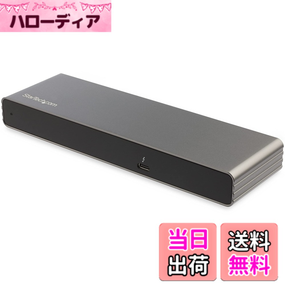 【貨物輸送無料】StarTech.com 縛ステイション Thunderbolt 3 4K60サイクル 2画面 85W PD 2界面USBこしき GbE 肺結核3DK2DHV