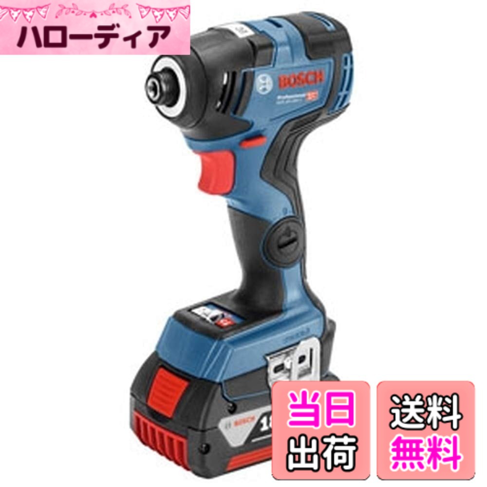 【送料無料】Bosch Professional(ボッシュ) 18V コードレスインパクトドライバー (6.0Ahバッテリー2個・充電器・キャリングケース付) GDR18V-200C6