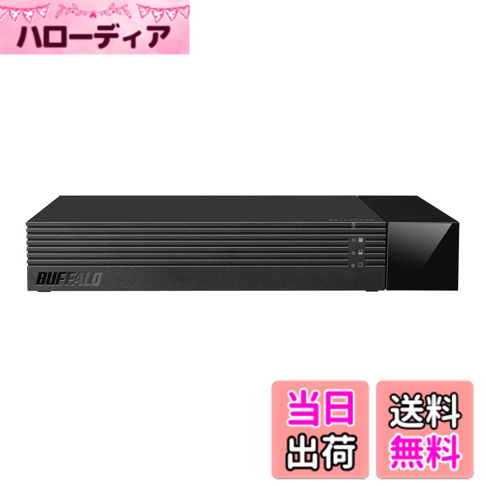 【送料無料】BUFFALO 24時間連続録画対応 使用量メーター付き 3.5インチ 外付けHDD 4TB HDV-SAM4.0U3-BKA