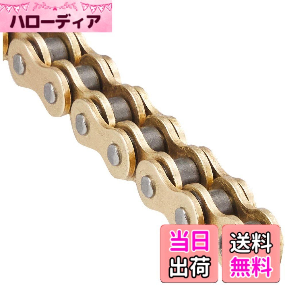 【送料無料】D.I.D(大同工業)バイク用チェーン カシメジョイント付属 520VX3-110ZB G&G(ゴールド) X-リング 二輪 オートバイ用 321662