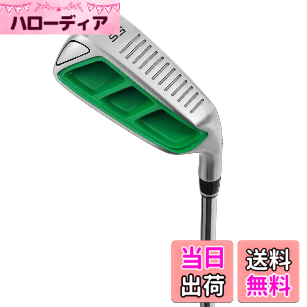 【送料無料】MAZEL ゴルフクラブ チッパー ゴルフ ピッチングウェッジ スチールシャフト、右利き&左利き、35°,36°,45°,55°,60°メンズ&レディース (スチール(グリーン), r, 55, 度, 右)|ハローディア店