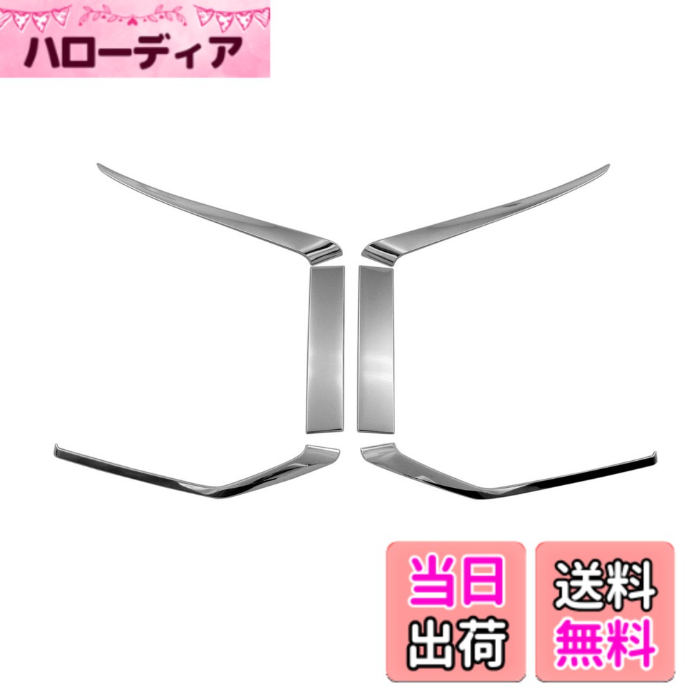 【送料無料】BRIGHTZ デリカD：5 CV1W 超鏡面ステンレスメッキフロントグリルサイドモール 【 FRO－ETC－MID－032 】 CV1 CV D5 ディーゼル