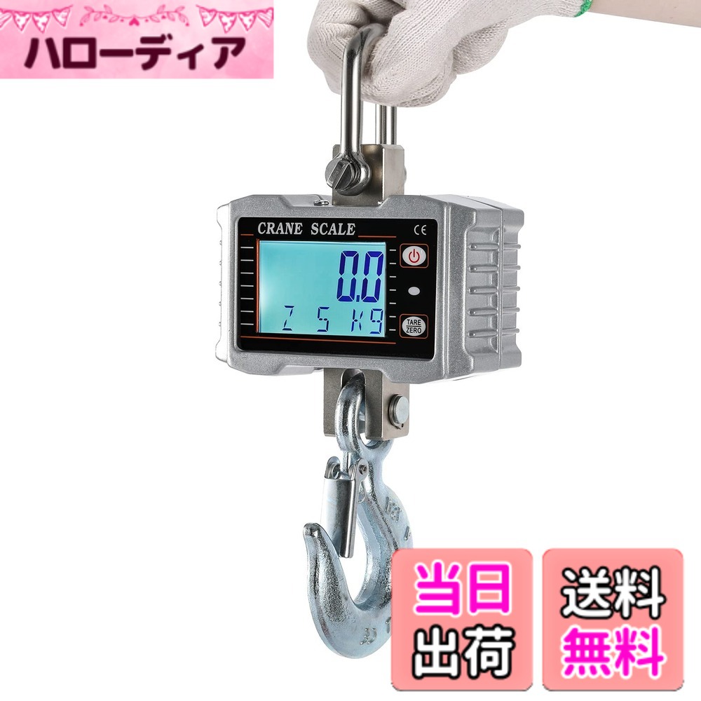 【貨物輸送無料】Bonvoisin 吊りはかり 起重機規摸 1000kg デジタル吊り下げ秤 波戸場 屠る場 栽培所 工業プラント パウダーコンパクト 日本語取扱説明書付き添い人 蓄電池別売り