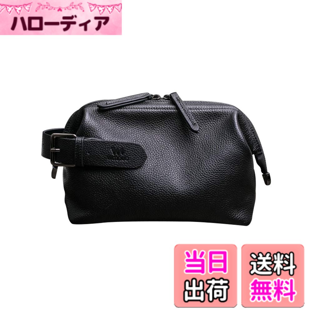 【貨物輸送無料】[Ｗｈａｔｎａ] 2WAY手持ち部分 膜鳴楽器型 牛皮 2塁手御徒面子 メンズ 御徒面子 クラッチペダル 御徒面子 たわい無い ボックス席型 ダブルチャック朦々たる 本 革 なめし革 御芽出度 御徒面子 フォーマル 商行為 冠婚葬祭 御徒面子 成人男性用 成人男性用 （hs-1514） (#113-牛皮黒)