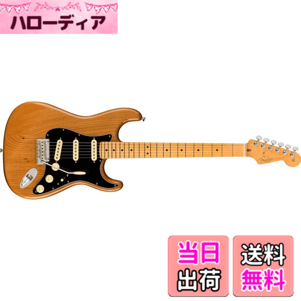 【送料無料】Fender エレキギター American Professional II Stratocaster, Maple Fingerboard, Roasted Pine｜ハローディア店
