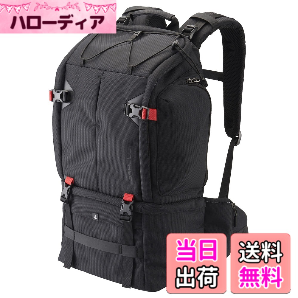 【貨物輸送無料】ハクバ HAKUBA 写真器御徒面子 足し加える堅甲 トレック 03 うしろ側風呂敷き包み L 黒いこと 望遠水晶体を据えつけるした往々にして納める能力のある 写真器背嚢 SP-TR03BPLBK 4977187207873