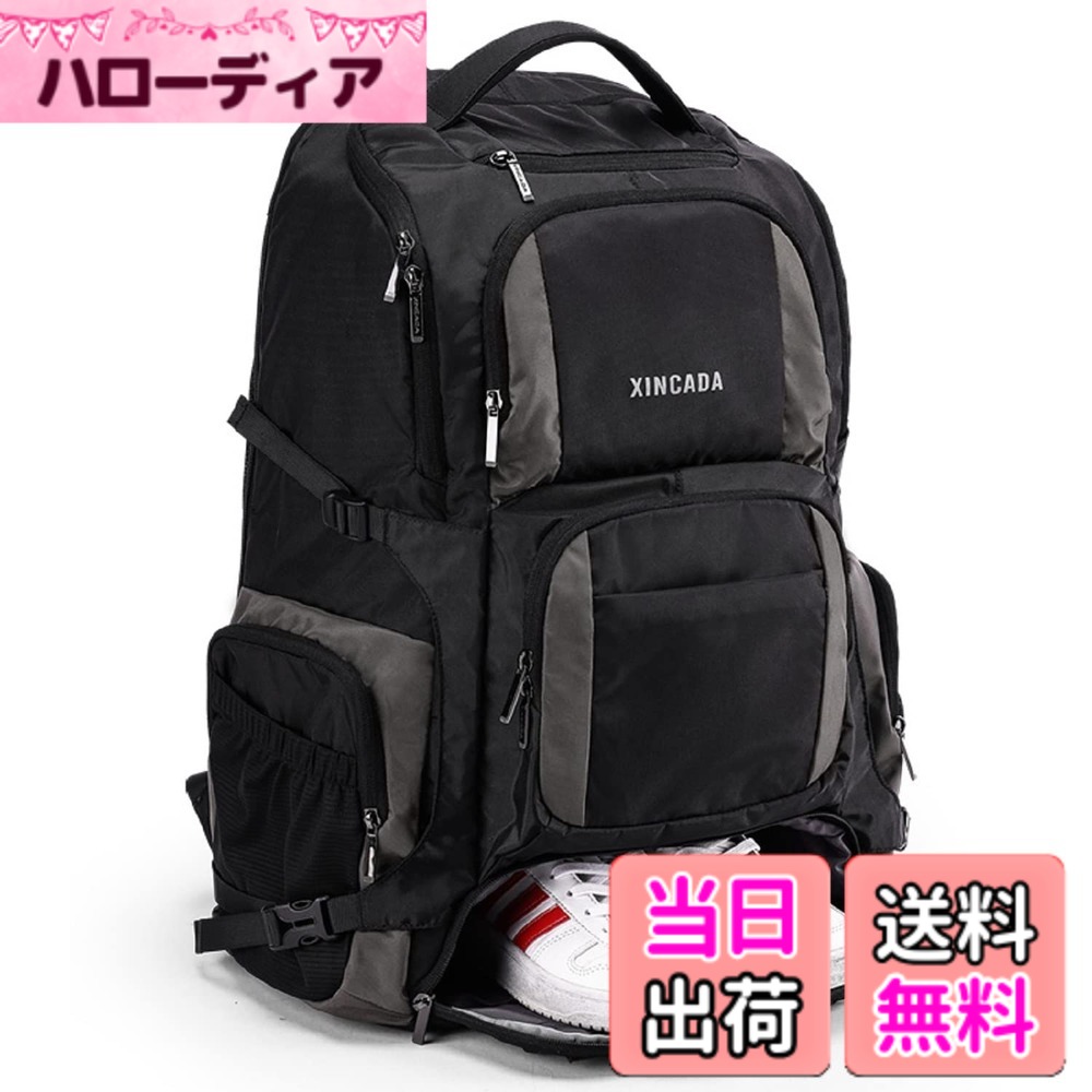 【送料無料】[shrradoo] 登山 リュック 大容量 65L リュックサック バックパック 軽量 防水 拡張 ハイキング キャンプ アウトドアバッグ ビジネスリュック 通勤 防災 旅行 釣り リュック