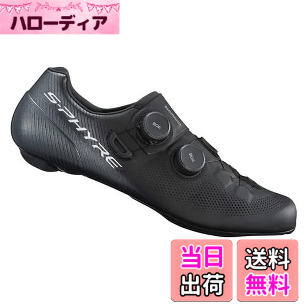 【貨物輸送無料】[シマノ] サイクリングシューズ SH-RC903 S-PHYRE 黒いこと38.0(23.8珊) 広広としたSPD-SL