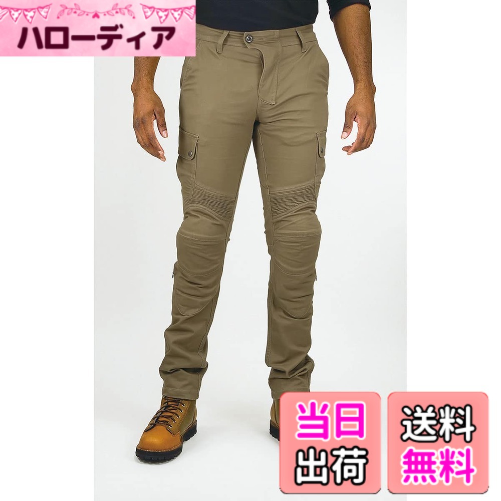 【送料無料】[KOMINE] バイク用 パンツ PK-7443 プロテクトライディングコットンカーゴパンツ 07-7443 メンズ Beige L