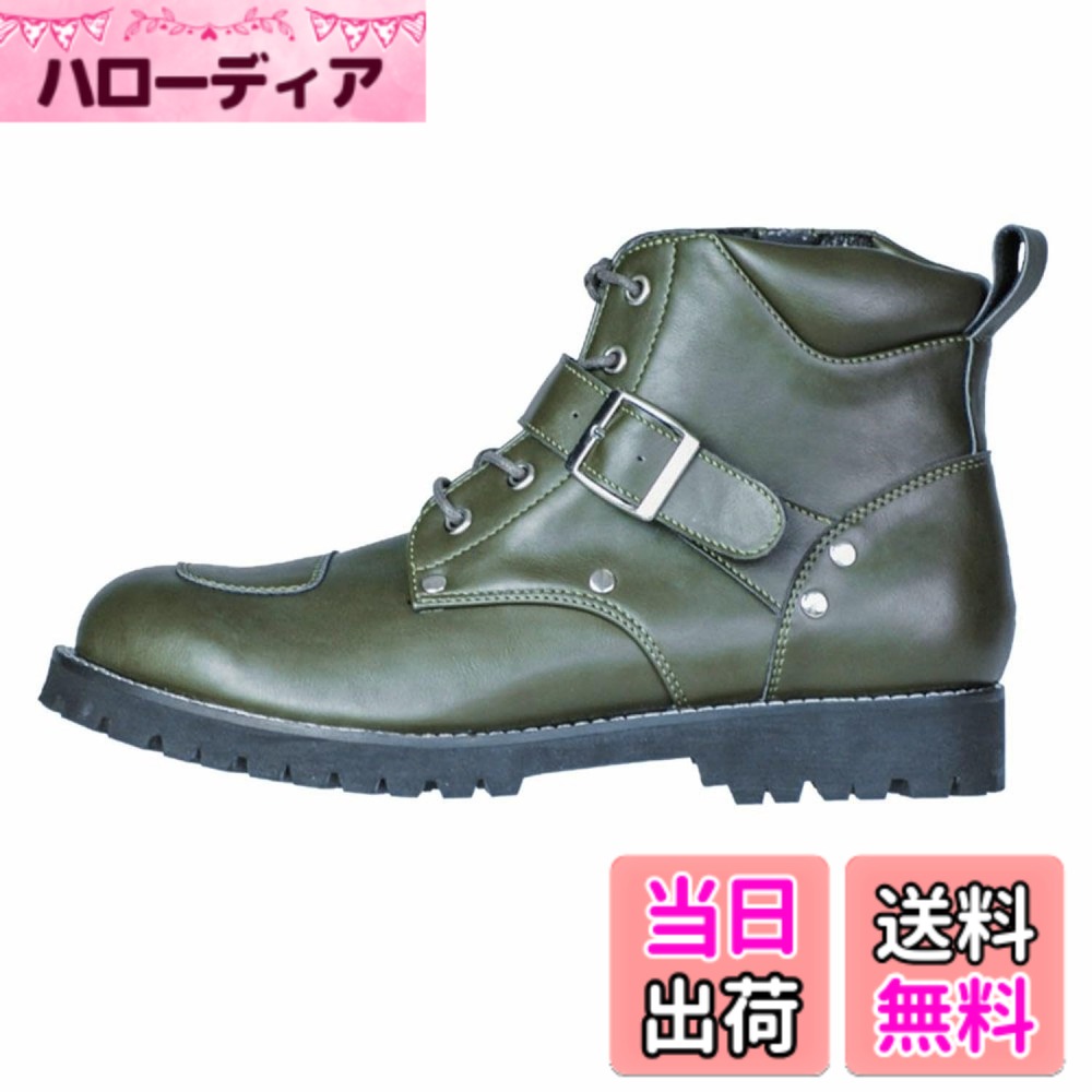 【送料無料】[南海部品] バイクブーツ NTB-38 オリーブ