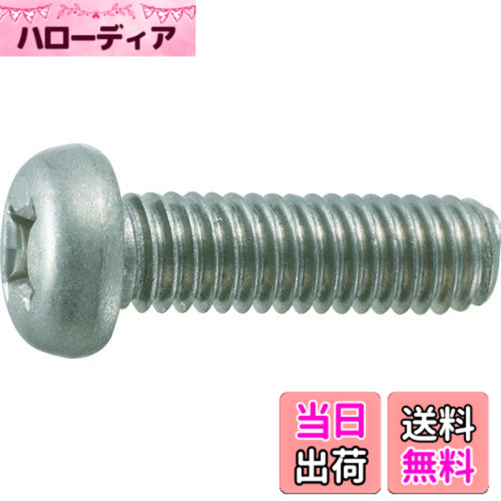 【送料無料】トラスコ中山(TRUSCO) ナベ頭小ネジ チタン 全ネジ TB910306 M3x6 21本入 x 10パック x 【ケース販売】｜ハローディア店