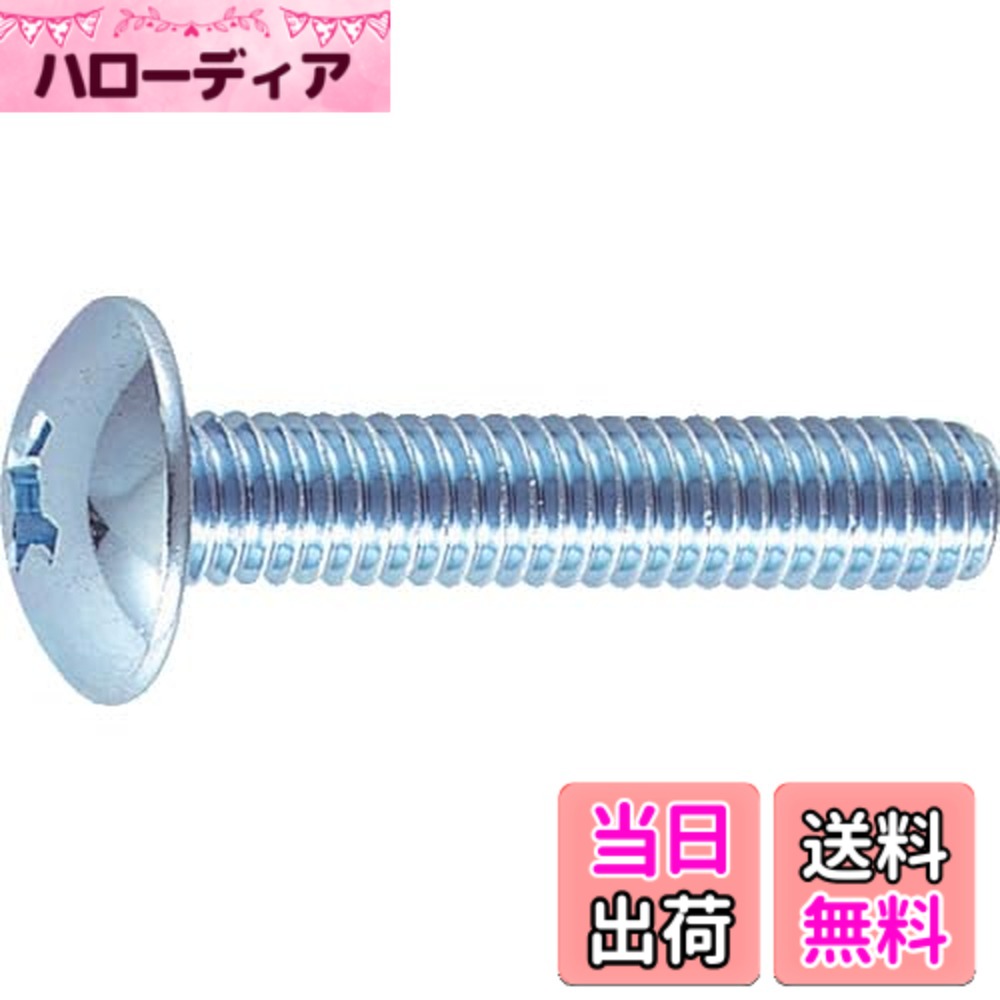 【送料無料】トラスコ中山(TRUSCO) トラス頭小ねじ ユニクロ 全ネジ B040308 M3x8 310本入 x 10パック x 【ケース販売】
