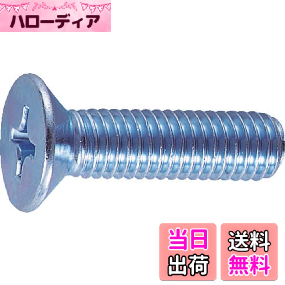 【送料無料】TRUSCO(トラスコ) 皿頭小ネジ ユニクロ 全ネジ M10x25 12本入 B02-1025 x 10PK【ケース販売】