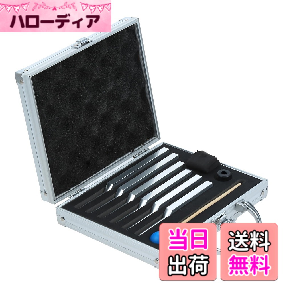 【送料無料】Dreld 音叉のセット6個 528 Hzチューニングフォーク リラックス ヒーリングための音叉楽器（UT 396 Hz, RE 417 Hz, MI 528 Hz, SOL 639 HZ, FA 741 HZ, LA 852 HZ）アルミニウム製 ギフトボックス付き 音叉セット ハンマー クリーニングクロス