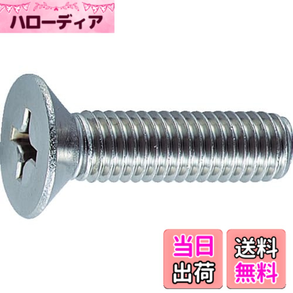 【送料無料】TRUSCO(トラスコ) 皿頭小ネジ ステンレス 全ネジ M5x12 65本入 B06-0512 x 10 【ケース販売】｜ハローディア店