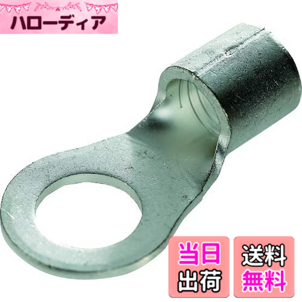 【貨物輸送無料】トラスコ中山(TRUSCO) 裸圧着端子丸形φ13.0 TR3812 長さ42.3 3個入 x 10容器に並べる x 【容れもの売りわたす】