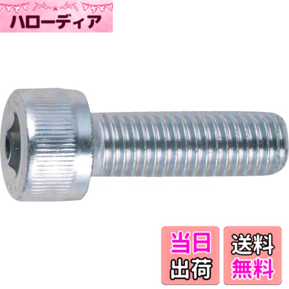【貨物輸送無料】トラスコ中山(TRUSCO) 六角穴付雄捩子 全ねじ釘 B7300412 三価白 M4x12 37本入 x 10容器に並べる 【容れもの売りわたす】