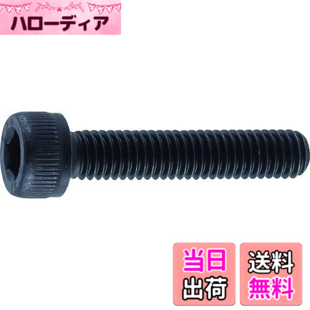 【貨物輸送無料】トラスコ中山(TRUSCO) 六角穴付雄捻子 全螺旋釘 B300203 黒染め M2x3 31本入 x 10容器に並べる 【入れもの売りわたす】